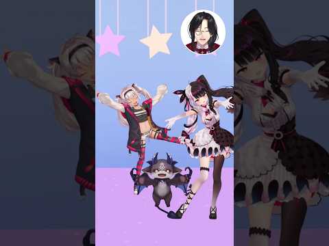 【 オネンネ・ネンネ 】無理やり一緒にしてみた　【 でびでび・でびる / 夜見れな / シェリン・バーガンディ / 魔使マオ 】 #shorts #vtuber #にじさんじ