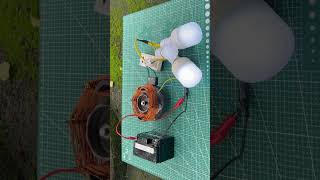 Powerful 220V Generator Using Simple Materials | Shorts