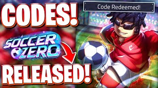 release All New Codes For Soccer Zero sz  Roblox Soccer Zero Codes