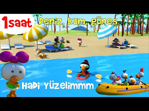 1 SAAT ÇİZGİ FİLM 😇😇😇#30 - Yaz Tatili Çok Güzel 🏊‍♀️🤩 | TRT Çocuk - Disney Channel