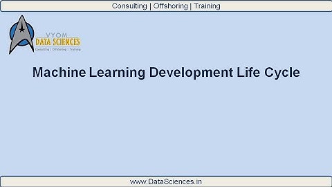 Machine Learning Development Life Cycle