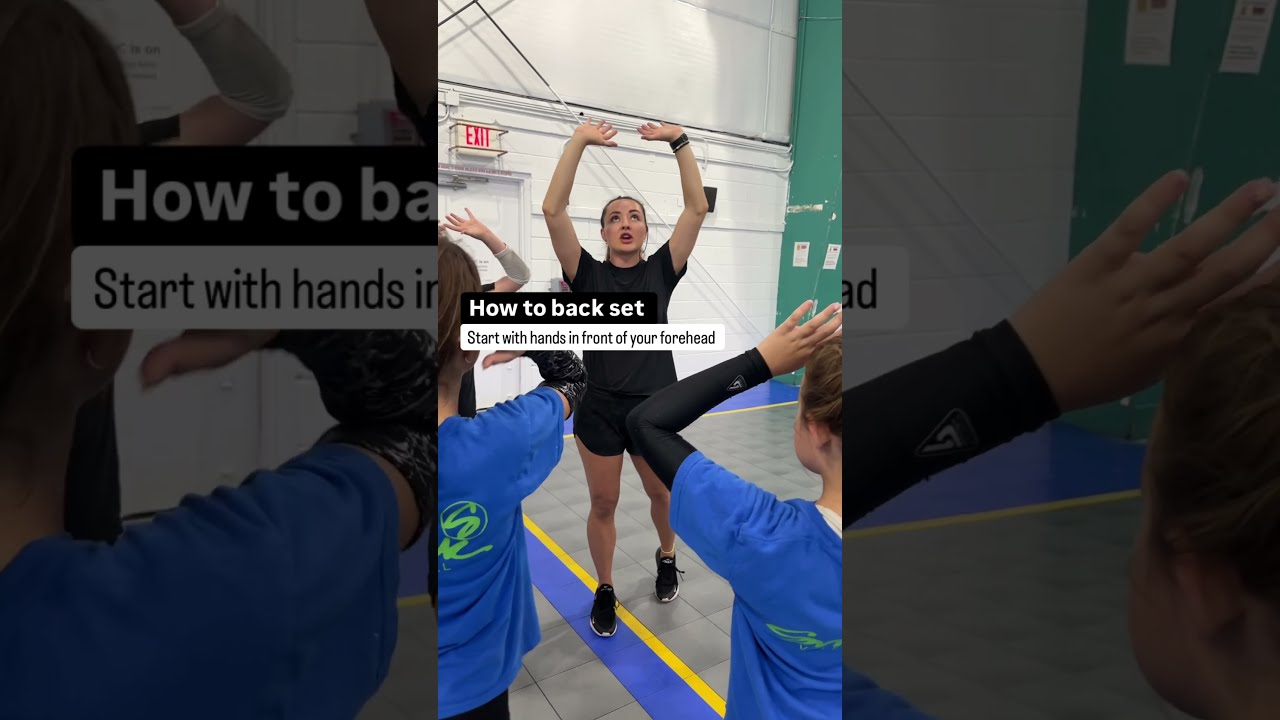 How To Back Set Volleyball Volleyballcoach