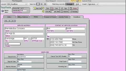 Overview of TourTools® Vendor Functionality