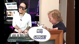 Hey Google!! The Soundtrack of the Magical Encounter between a Child and Google Assistant