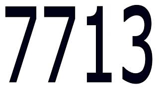 7713