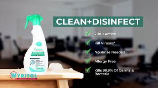 Why Foam-Based Disinfectants are More Effective? | Wyritol Disinfectant Foam Spray + Cleaner