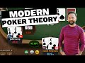 How to Use MODERN POKER THEORY - $25,000 Buy-in Super High Roller!