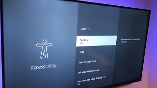 Fire TV How to turn off subtitles or change their settings