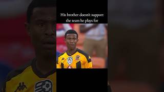 His brother doesn't support the team he plays for