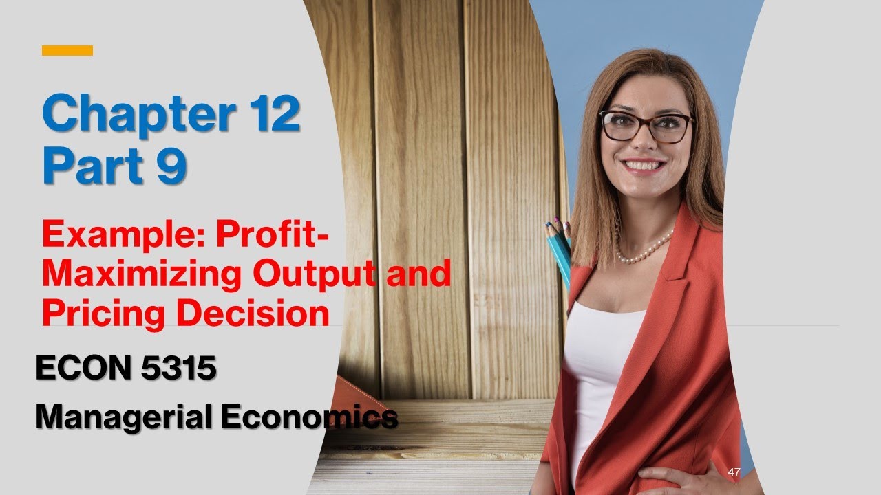 Chapter 12 Part 9: Profit Maximization for a Monopoly Example - YouTube