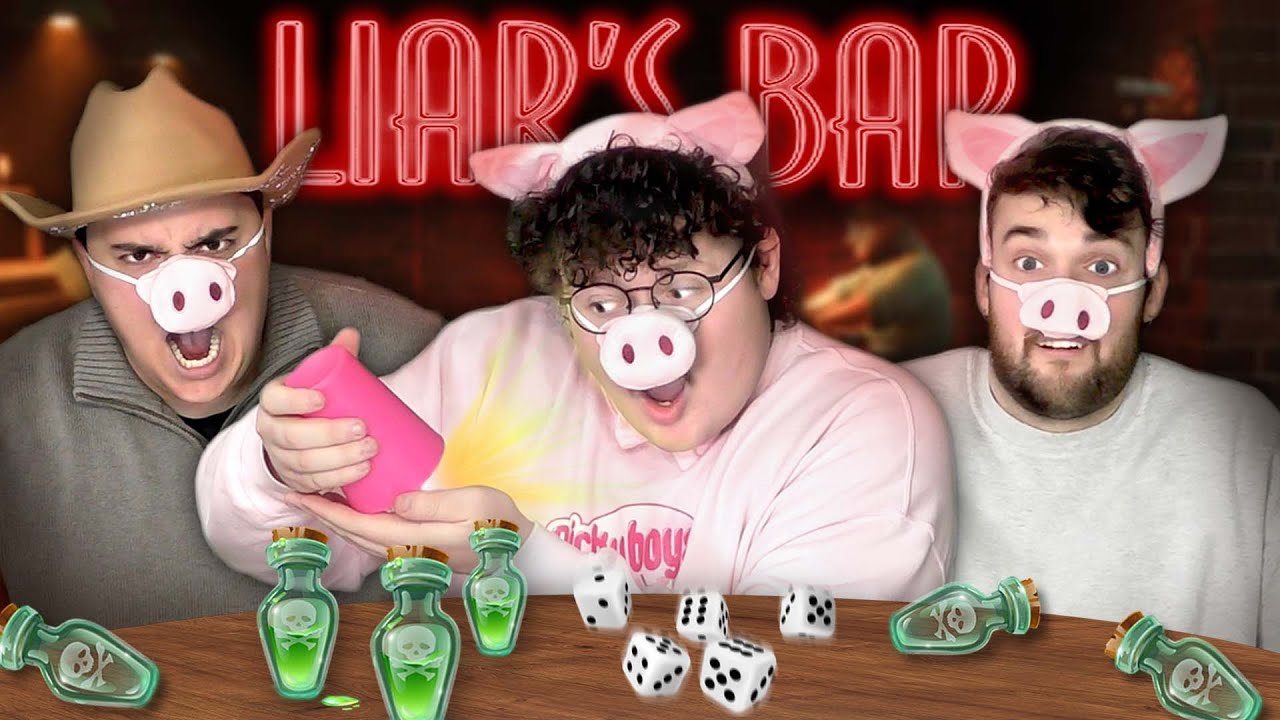 Сможем ли мы выжить в НАСТОЯЩЕЙ игре в Liar’s Bar?!?