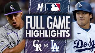 Colorado Rockies vs Los Angeles Dodgers - FULL GAME HIGHLIGHTS 🔥 July 7, 2026 MLB Season