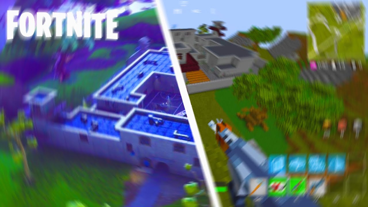 So I Played Minecraft FORTNITE For The First Time | Nim-Nite