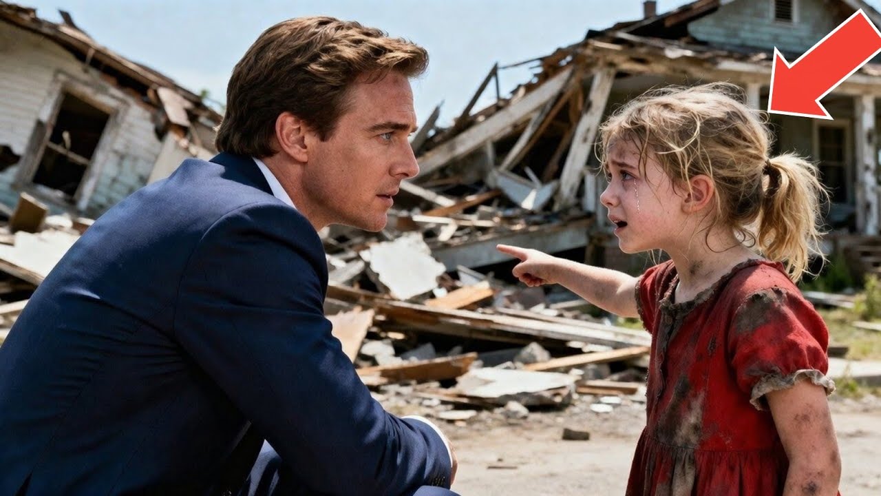 Отец-миллиардер находит плачущую девочку в её разрушенном доме, его следующий шаг шокирует всех...
