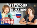 Real spontaneous fast russian conversation with subtitles