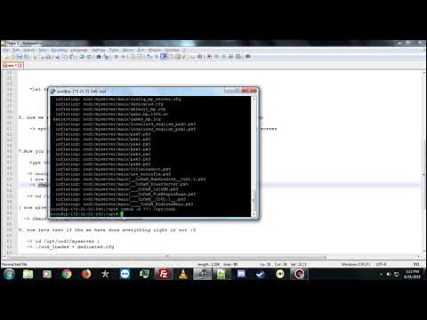 How to create a cod 1.1 server on linux
