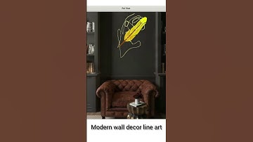 Modern wall decor line art using python turtle #shorts
