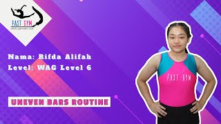 Rifda Alifah - Level 6, Uneven Bars Routine
