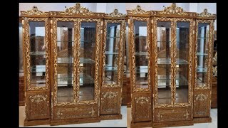 চিটাগং সেগুন কাঠের সবচাইতে গর্জিয়াস শোকেস। Wall Cabinet Showcase Price2024.#New#Furniture