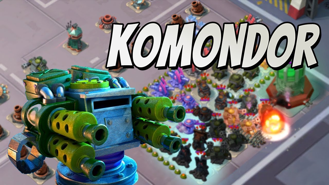 Boom Beach Komondor Solo with Bullit Taunt YouTube