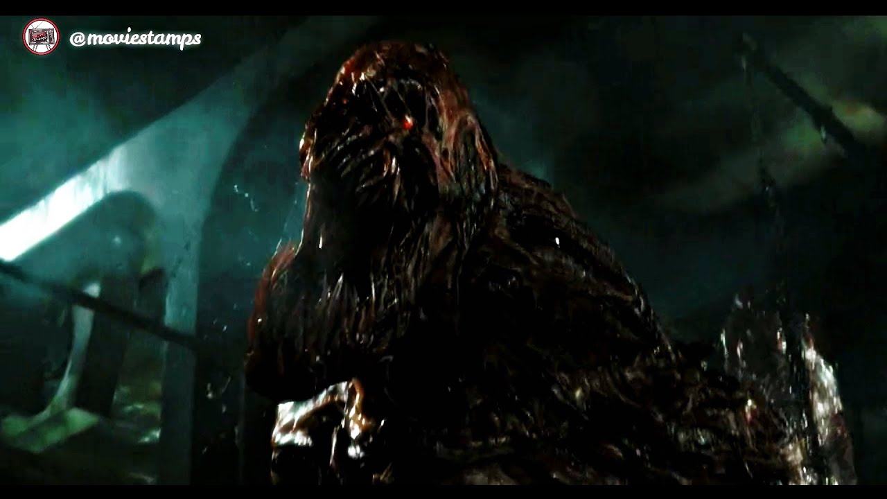 Resident Evil: The Final Chapter: Fight against a giant monster HD CLIP 