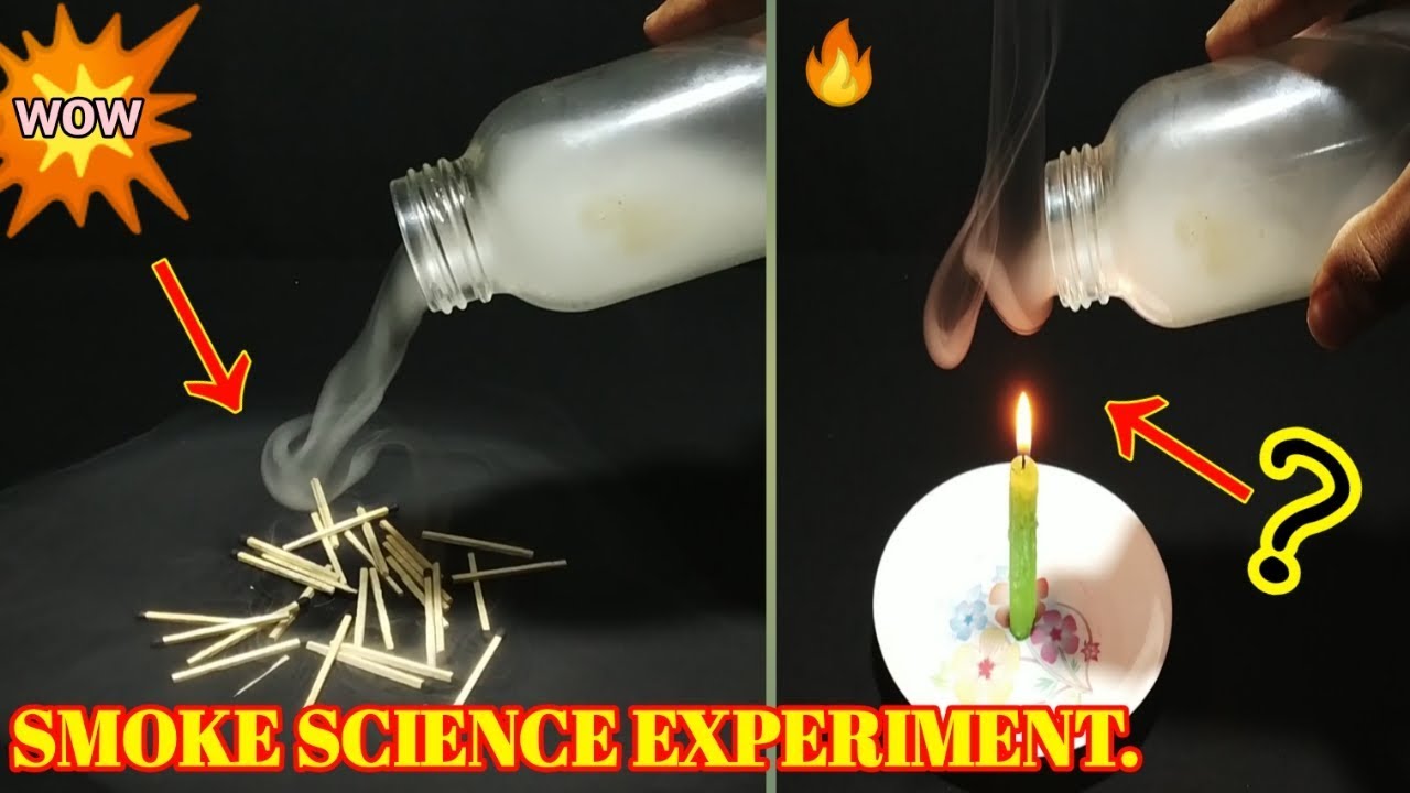 3 AMAZING SCIENCE EXPERIMENT USING SMOKE, उड़ने वाला धुआँ देखें 🤔🤔🤔🤔