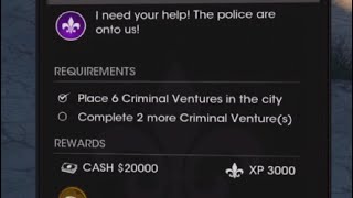 Place 6 Criminal Ventures in the City | Body of Evidence | Saints Row