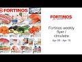 Fortinos weekly flyer / circulaire Apr 09 - Apr 15