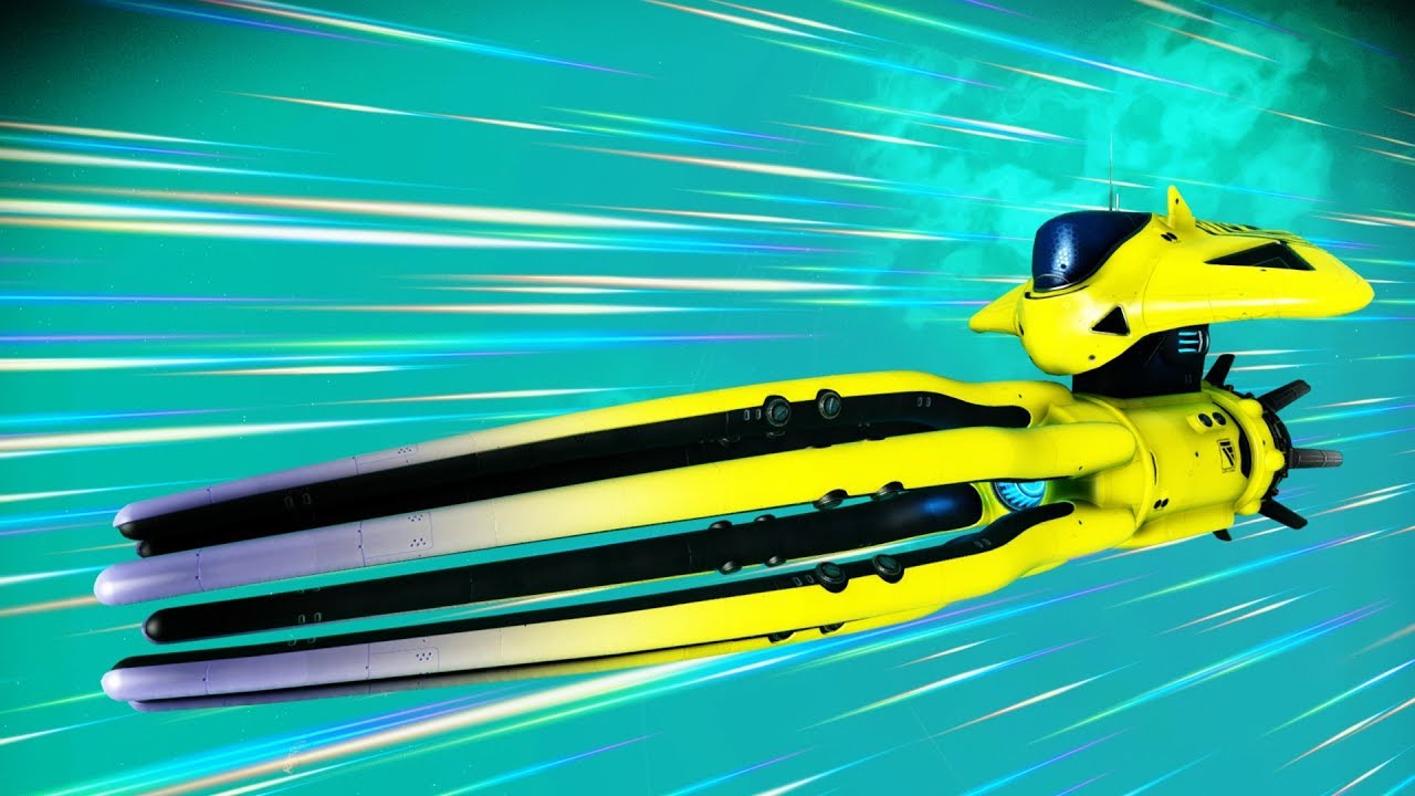 ULTRA RARE KRAKEN SHIP! No Man's Sky Version 1.38 Exotic Ship Gameplay!