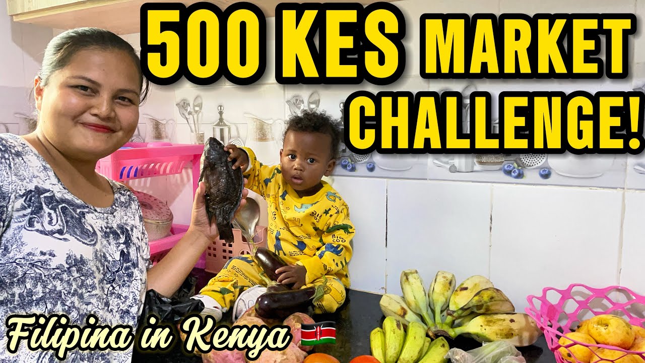 Что можно купить на 500 кенийских шиллингов на кенийском рынке? | Покупки филиппинской мамы в Кен...