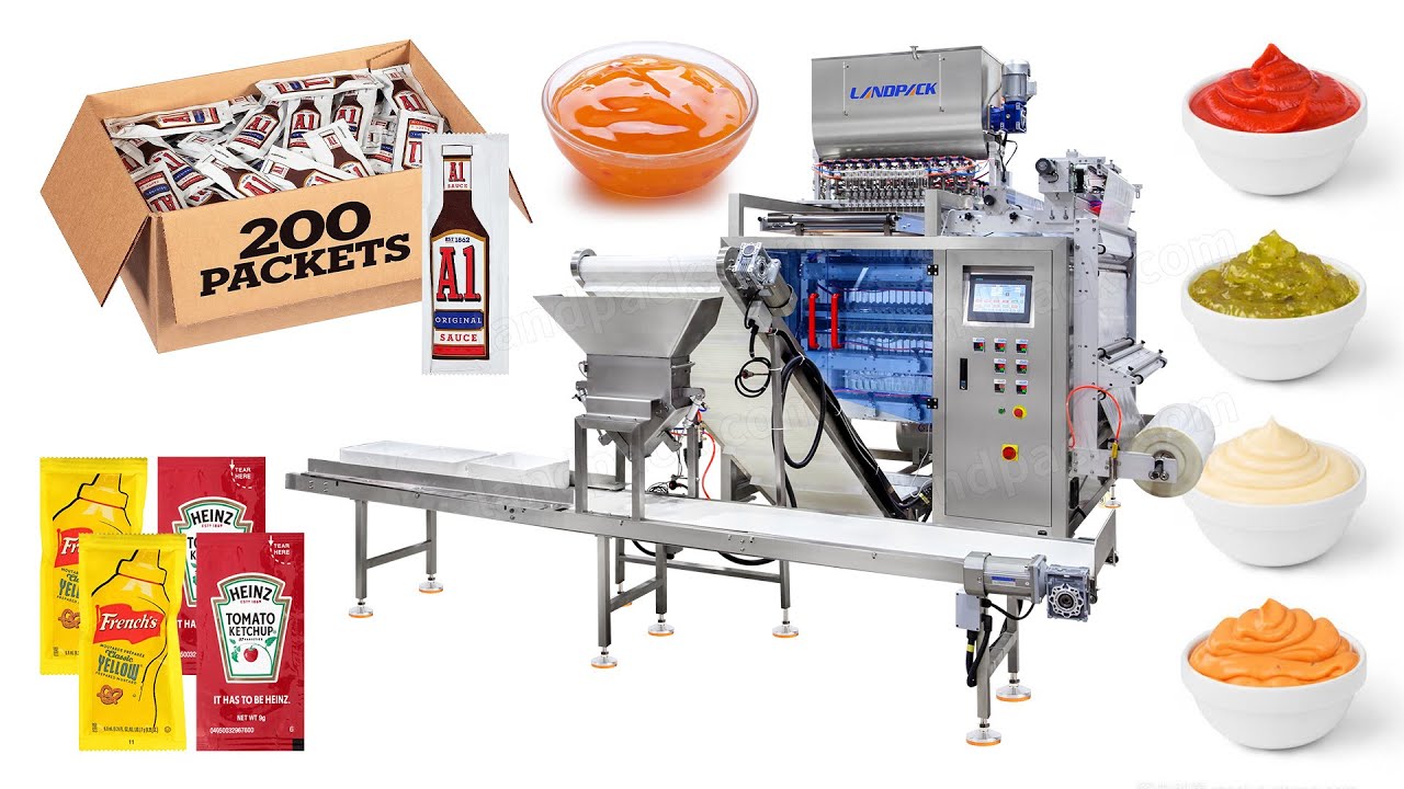 Automatic Multi Lane Liquid Stick Bag Packaging Filling Cartoning ...