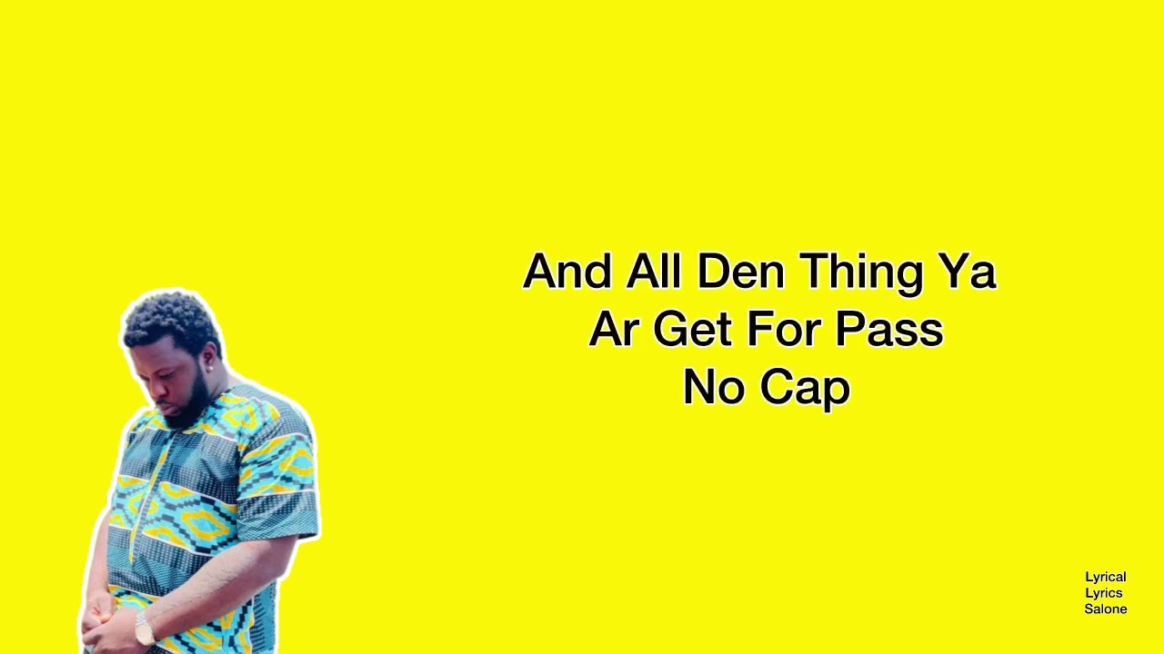 Mus B -_- My Story (Freestyle) Lyrics Video (Sierra Leone Music)