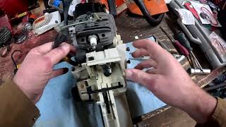 Stihl 026 chainsaw reassembly