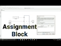 Simulink Tutorial - 24 - Assignment Block