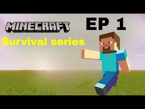 Starting a new survival series in Minecraft 👍-- (PART-1) - YouTube