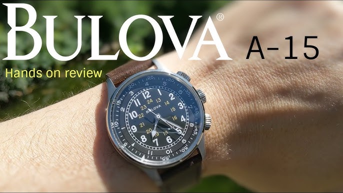 The Bulova Archive Series A-15 Pilots Watch - 96A245 - YouTube