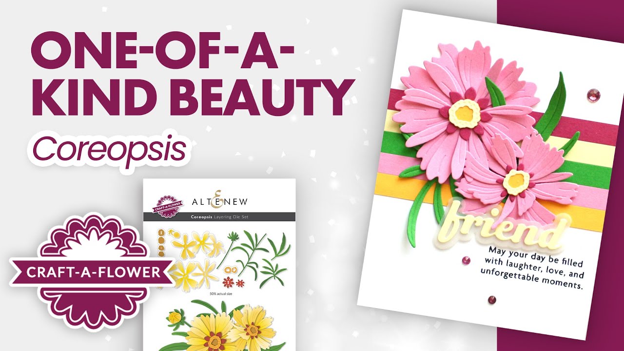 Craft-A-Flower: Coreopsis Layering Die Set