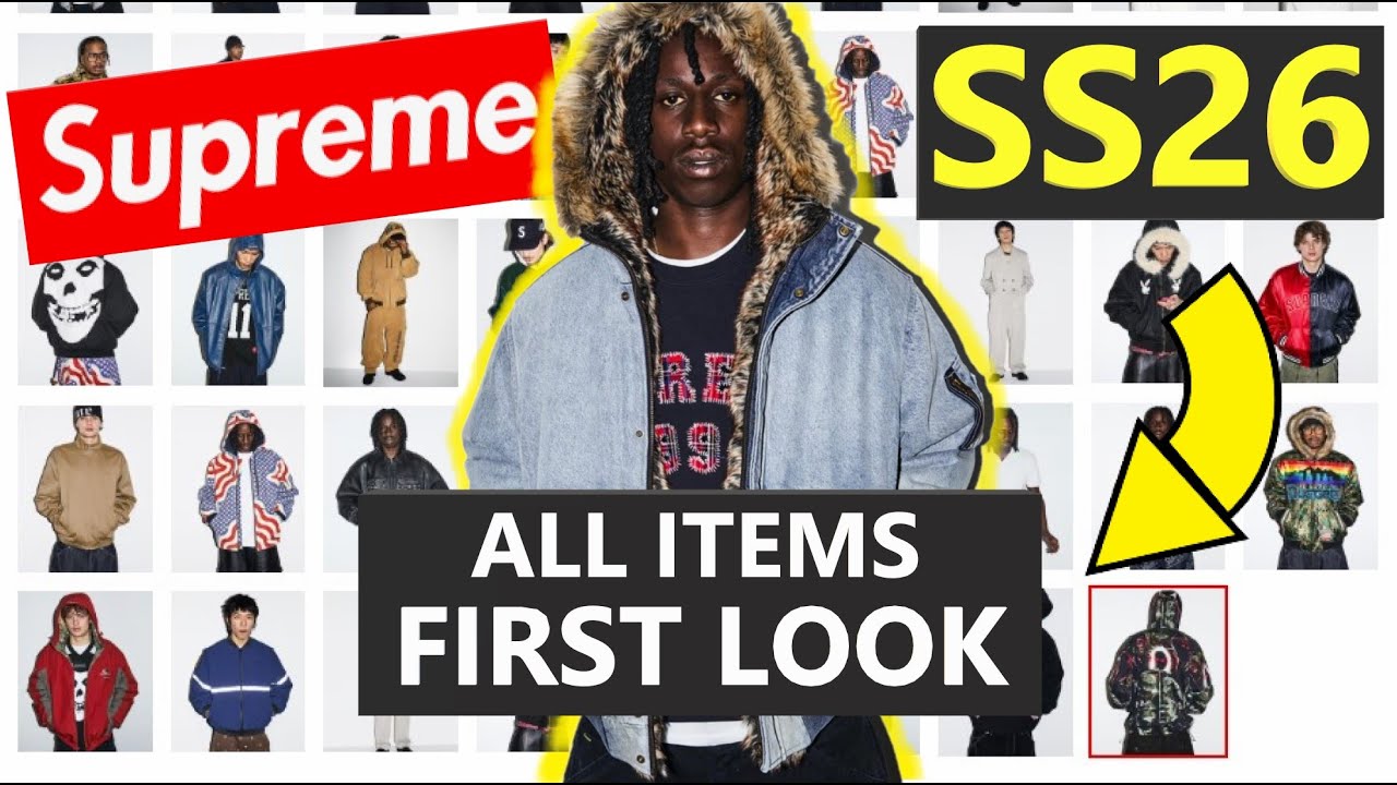 Supreme SS26 First Look at ALL ITEMS - YouTube