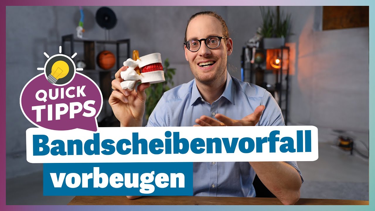 Bandscheibenvorfall vorbeugen | Bandscheiben entlasten und stärken