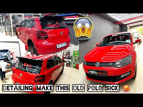 रबिंग पॉलिश देख ख़ुद Vw वाले Aagye 😱 Detailing This 10 Yrs Old Polo Like A New ✅
