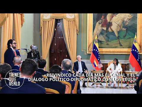 «Reivindico cada día más el canal y el diálogo político-diplomático con los EEUU»