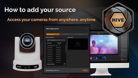PTZOptics Hive - How to add an IP Video source to the cloud encoder