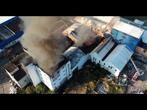 Groźny pożar w Chybiu / 04.07.2019
