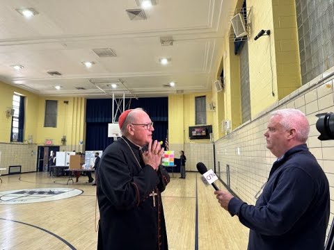 Cardinal Dolan Visits St. Philip Neri School Bronx