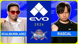 Evo 2026: xcaliburbladez vs Rascal | BlazBlue Centralfiction | Losers Semifinal