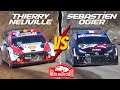 Wrc rallye monte carlo 2024  battle thierry neuville vs sebastien ogier