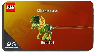 Lego Jurassic World - How to Unlock Dilophosaurus Dinosaur Character Location