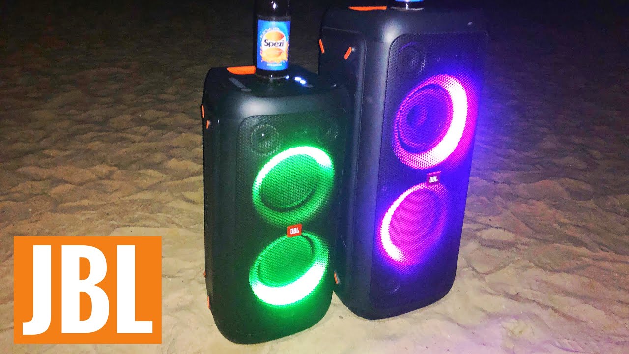 JBL VS. Partybox 300 BASS TEST at NIGHT (Beach) - YouTube