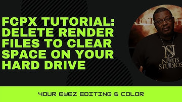 FCPX Tutorial: How To Delete Render Files To Clear Space On Your Hard Drive