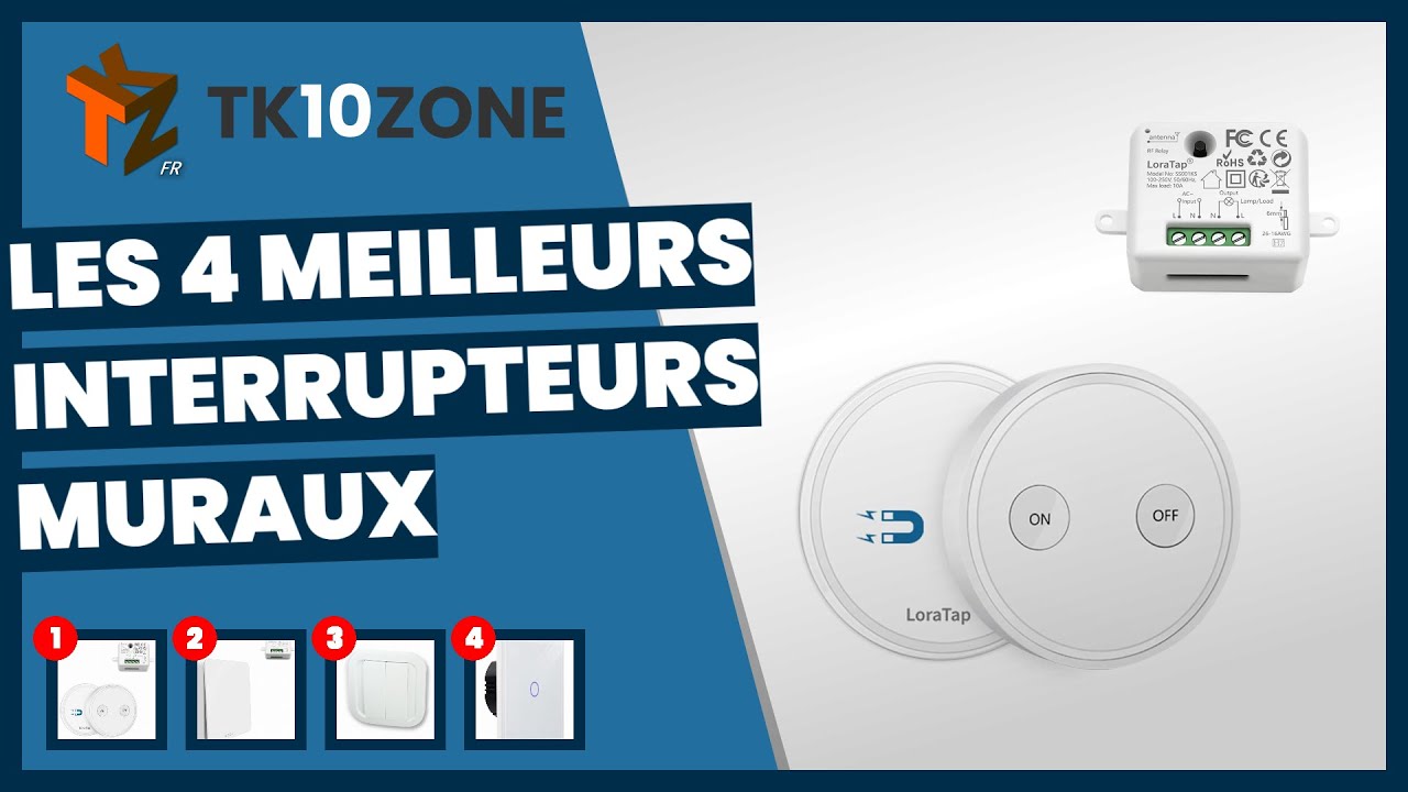 Les 4 meilleurs interrupteurs muraux